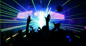 People dancing club EDM