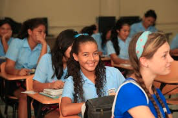 Australian students in a classroom.