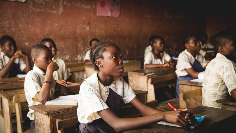 Image of students in class