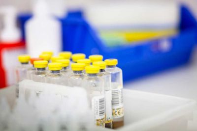 Vaccine manufacturing in Victoria. 