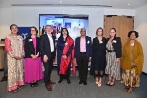 Delegates at the India and Australia Creative Connections Forum, held at University of Melbourne’s Global Centre in Delhi.