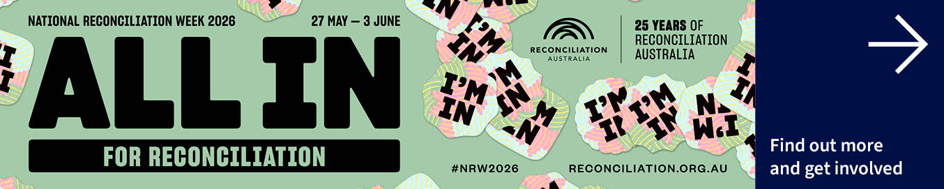 National Reconciliation Week artwork for UOM email signature