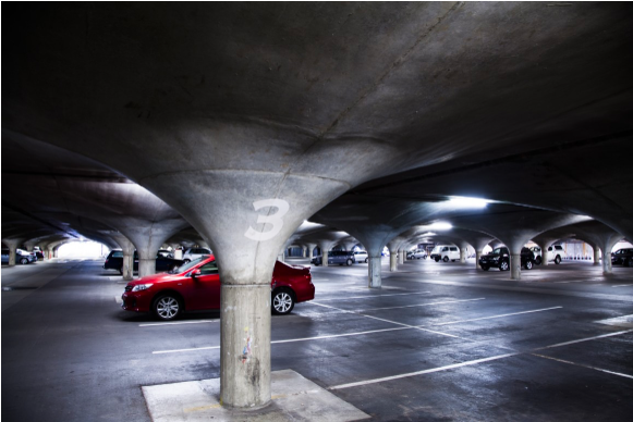 University of Melbourne underground car park.