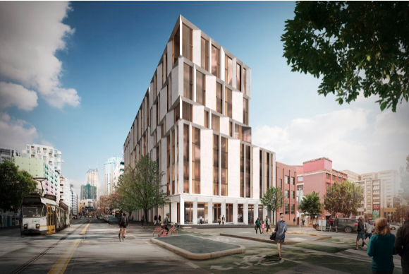 Artist's impression of Little Hall.