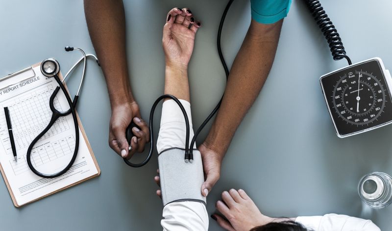 Blood pressure check 