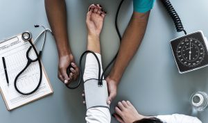 Blood pressure check 