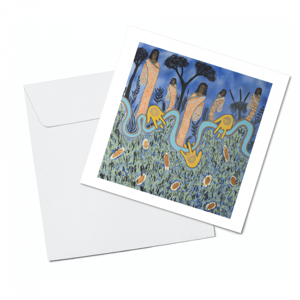 The Art of Healing: Treahna Hamm - Greeting Card