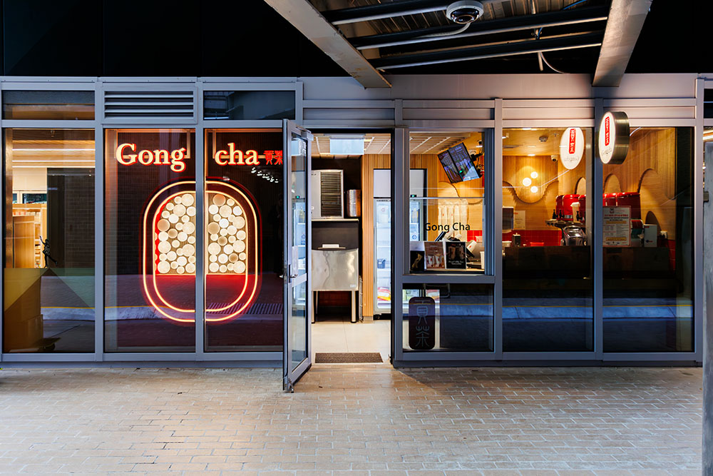 Exterior of Gong cha