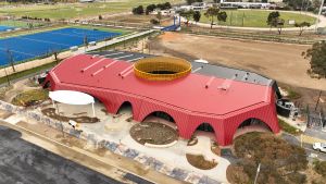 The Indigenous-led educational centre, the Munarra Centre for Regional Excellence, in Yorta Yorta Country, Shepparton, Victoria. Image credit: Wayne Quilliam