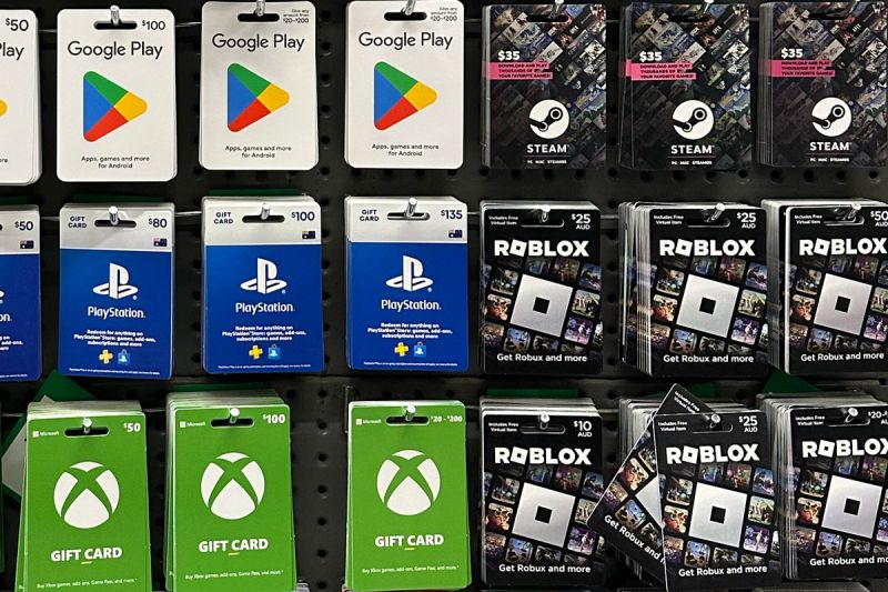 Photo of some gift cards