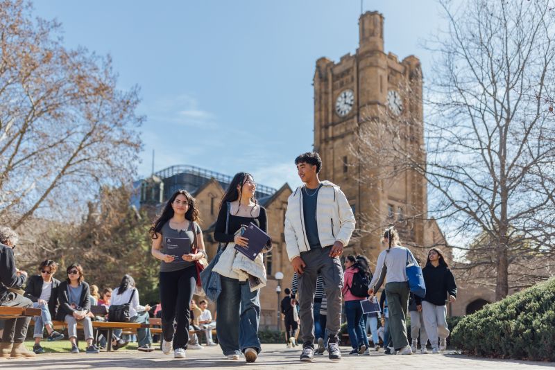 Students at the University of Melbourne