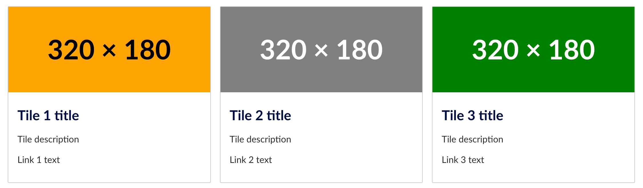 Figure 8.1: Tiles used for navigation Screenshot of Canvas interface - tiles on a Canvas page