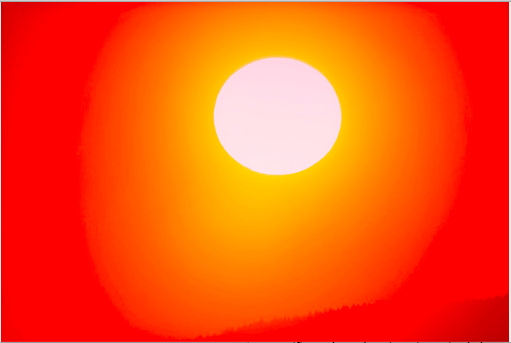 Image of the sun. 