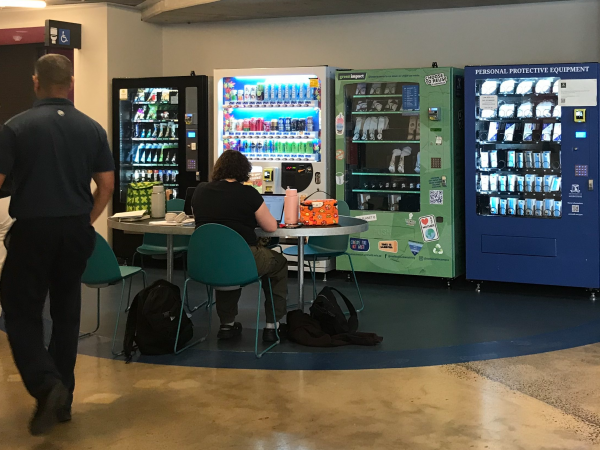 PPE and sustainability vending machines at Union House