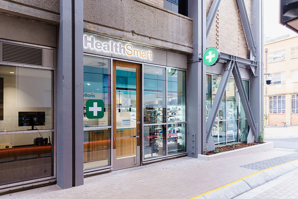 Exterior view of HealthSmart Pharmacy