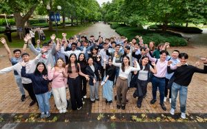 VCE students celebrating