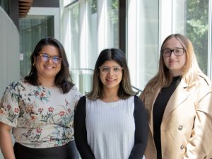 Sarah Pain, Mary Reema Antony and Hayley Rowan represent the inaugural Goulburn Valley cohort of the University of Melbourne’s Social Equity Institute of Community Fellows for 2025. 