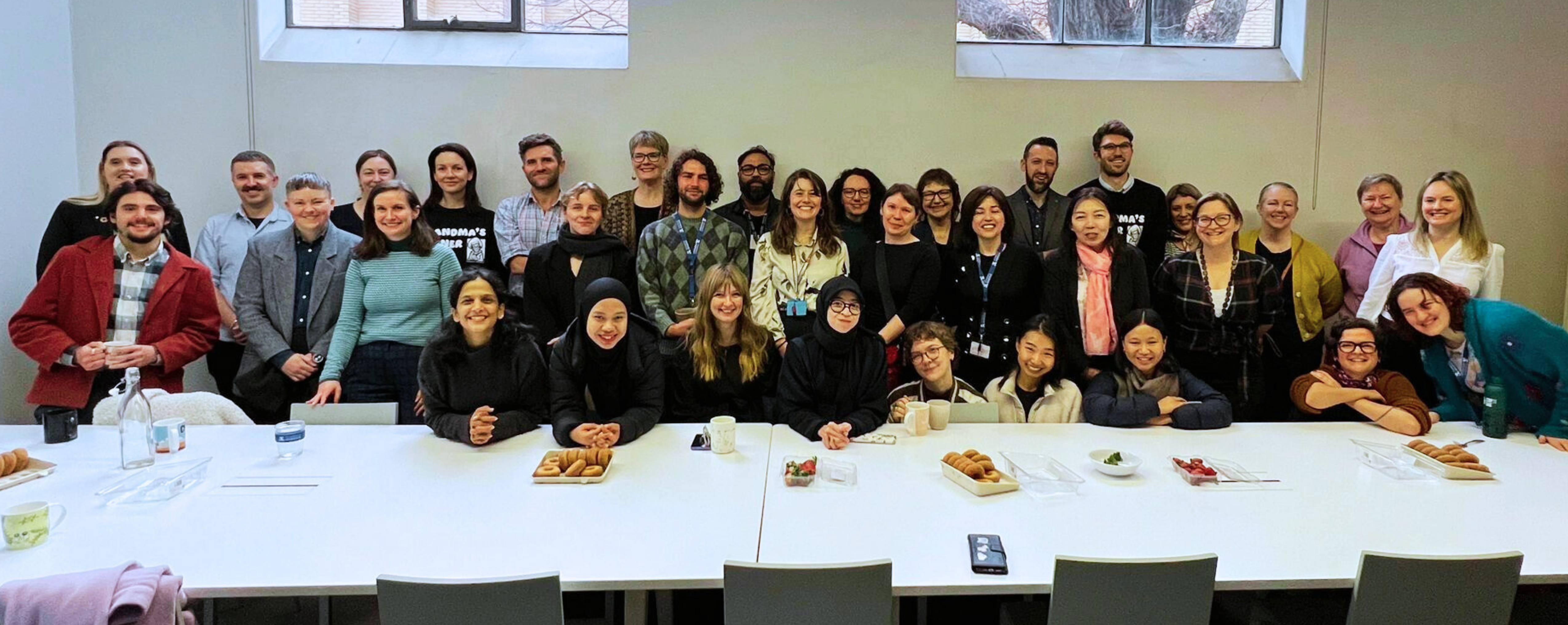 Image of Melbourne Centre for Cities staff in the lunch room 