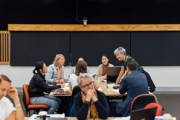 People in a classroom