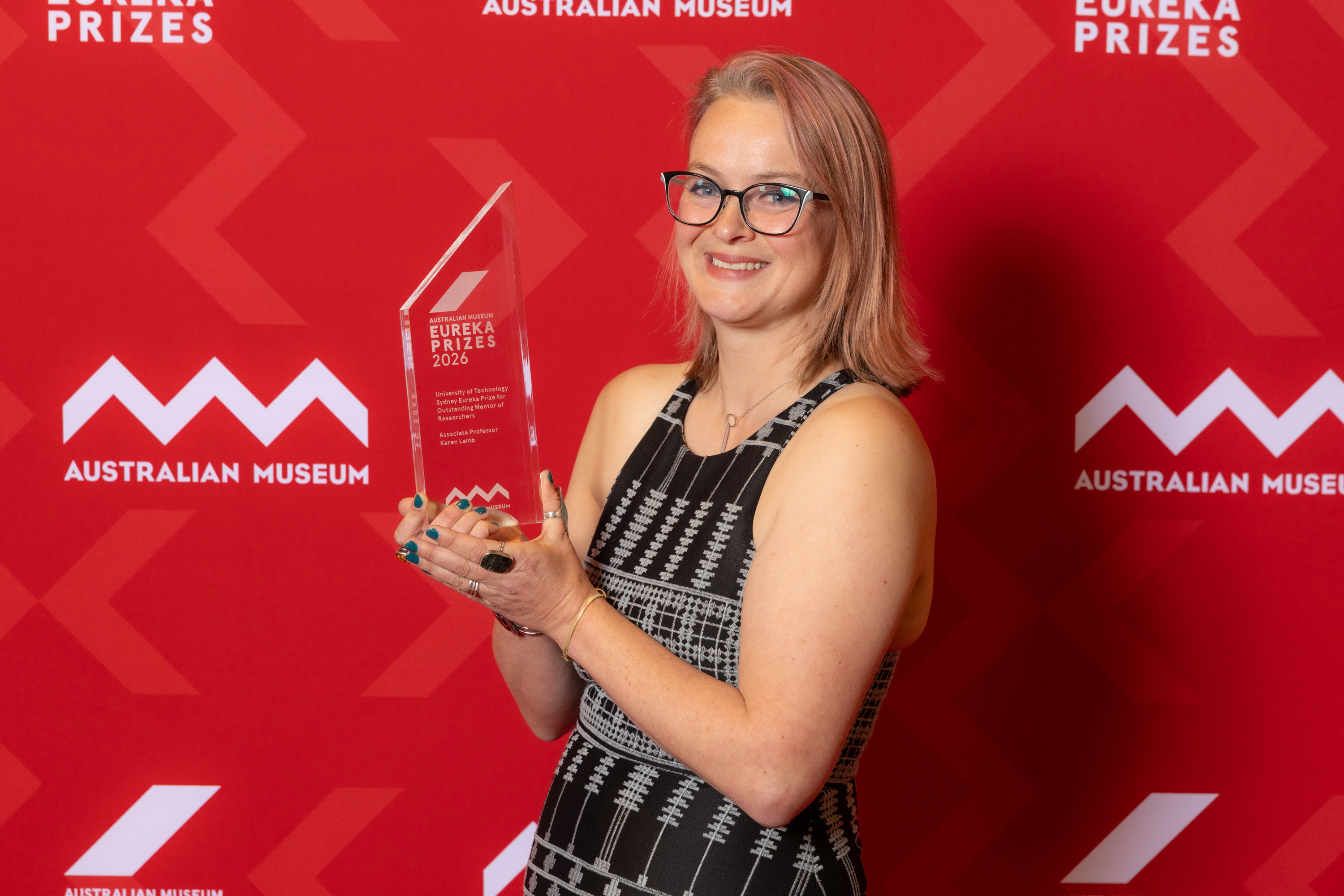 Associate Professor Karen Lamb was awarded the University of Technology Sydney Eureka Prize for Outstanding Mentor of Researchers. Copyright: Australian Museum.