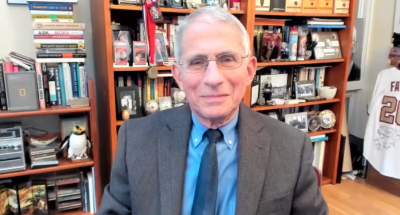 Dr Anthony Fauci participating in University of Melbourne webinar 
