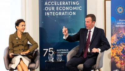 Lisa Singh and Dan Tehan