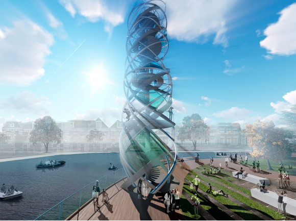 Artist's impression of one of the design's for the Walking on Water series.