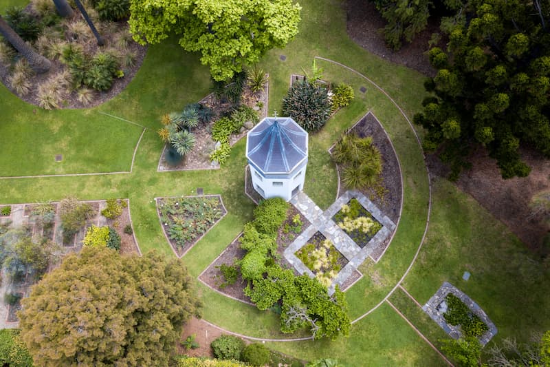 System Gardens viewed from above