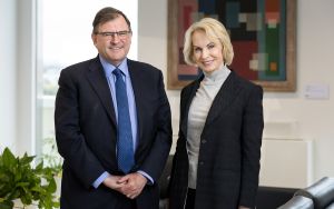 Vice-Chancellor Professor Duncan Maskell and Chancellor Jane Hansen AO