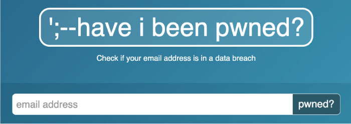 a screenshot of the Have I Been Pwned website