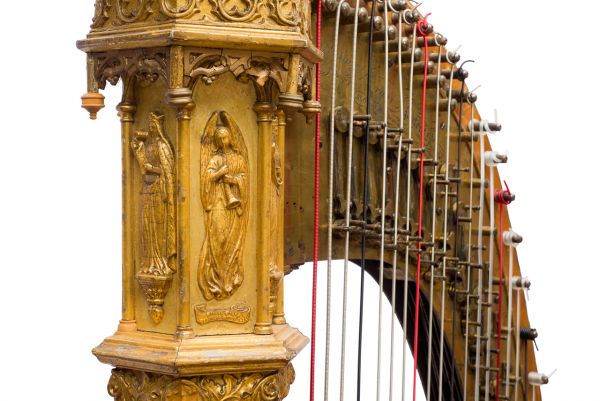 Sebastian Erard and Pierre Erard, London (makers) Orchestral harp 1835. Grainger Museum Collection, University of Melbourne 