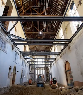 Image from Old Quad Renovations, (now Treasury Gallery). Personal photo collection.