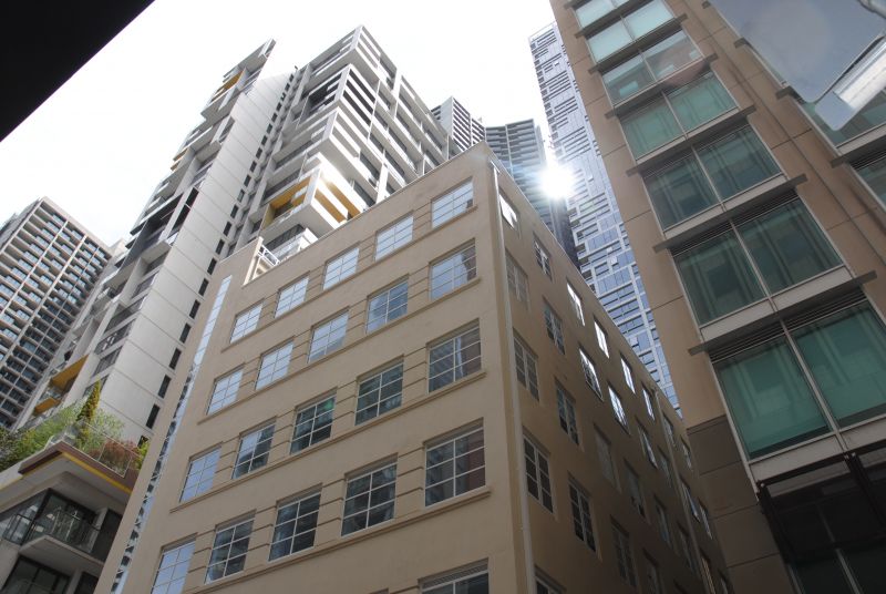 Image of Little Bourke Street Facade of the Make Room Project