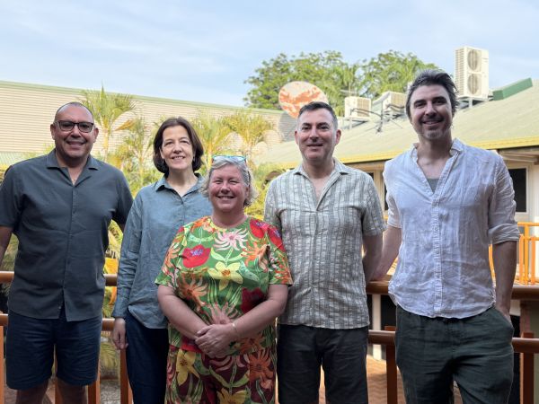L-R: Dr Nicole Jenkins, Dr Andrew Watt, Professor Sean Taylor and Associate Professor Gawain McColl