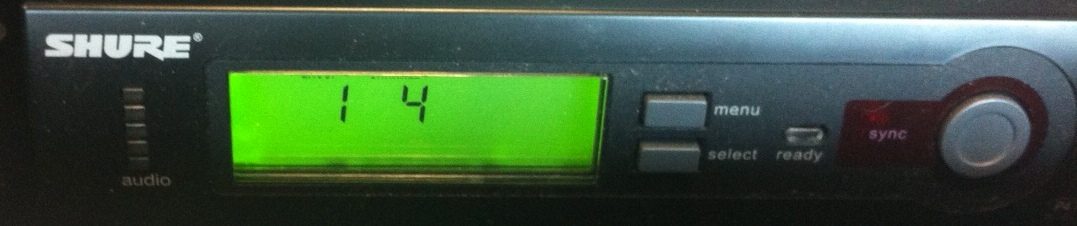 Radio receiver on channel 14