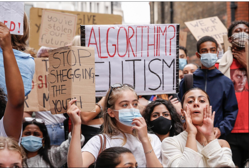 Algorithm protest 