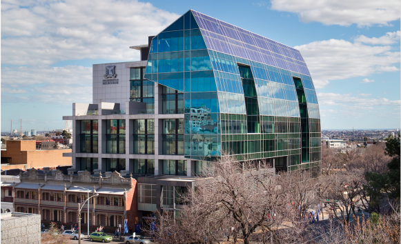 Image of University of Melbourne's medical faculty building.
