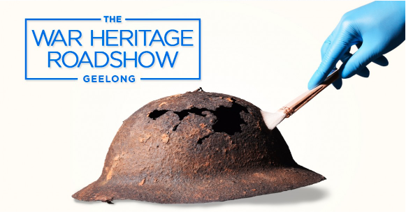 Image of the War Heritage Roadshow Geelong logo.