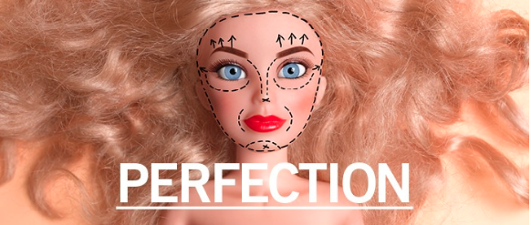 Image of the Perfection exhibition logo.