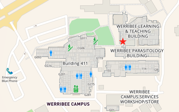 Map of Werribee PPE vending machine location, see list of locations for more detail