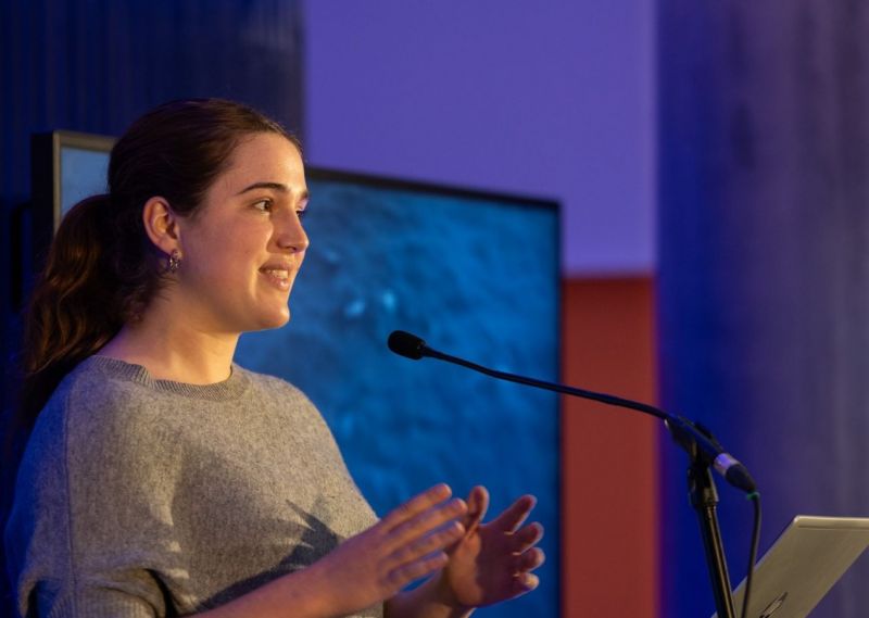 Alyssa speaking at Spotlight