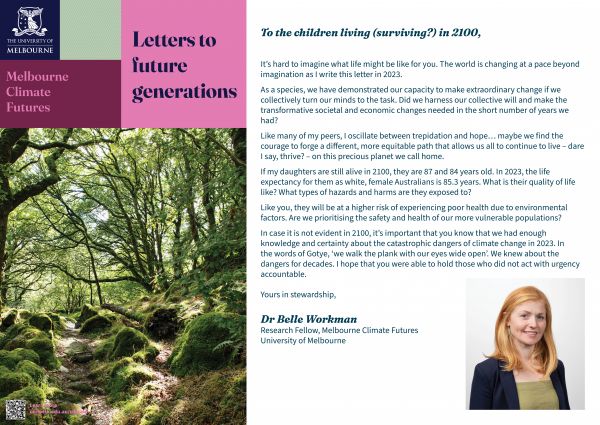 MCF letter to future generations 
