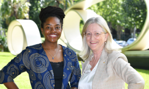 Associate Professor Kudzai Kanhutu and Professor Jane Gunn AO