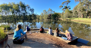 The calming influence of nature. Image: Headspace Shepparton
