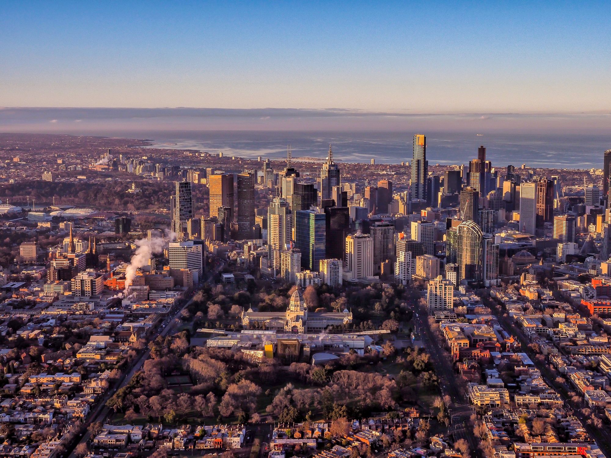 A cityscape of Melbourne