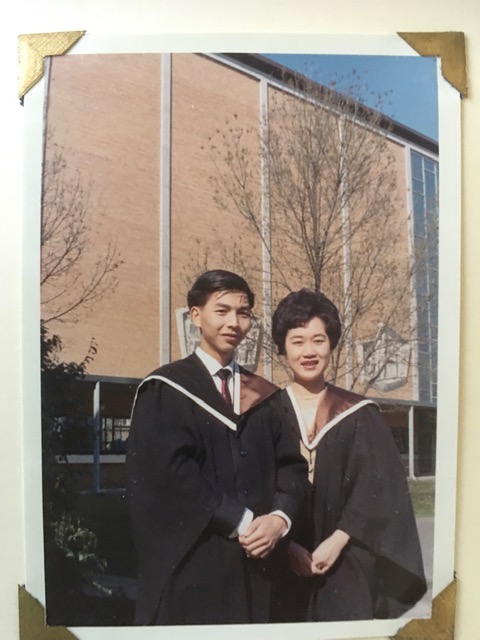 Peter and Judy Yeung graduating from the University of Melbourne.