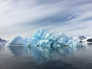 Antarctic ice melting. Image credit: Cassie Matias