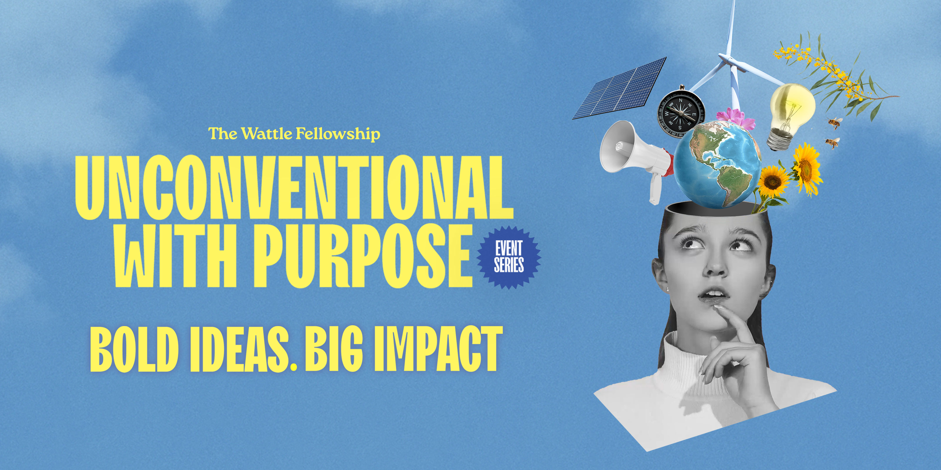 Banner for conference event