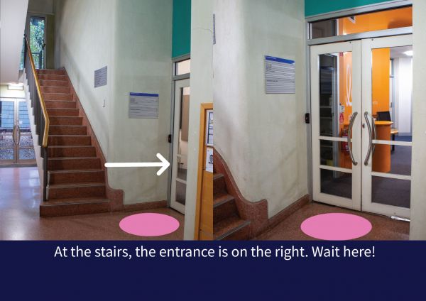 Step 4: Walk down the hallway, G10 is the last door on the left. Wait here and call the producer in charge. 