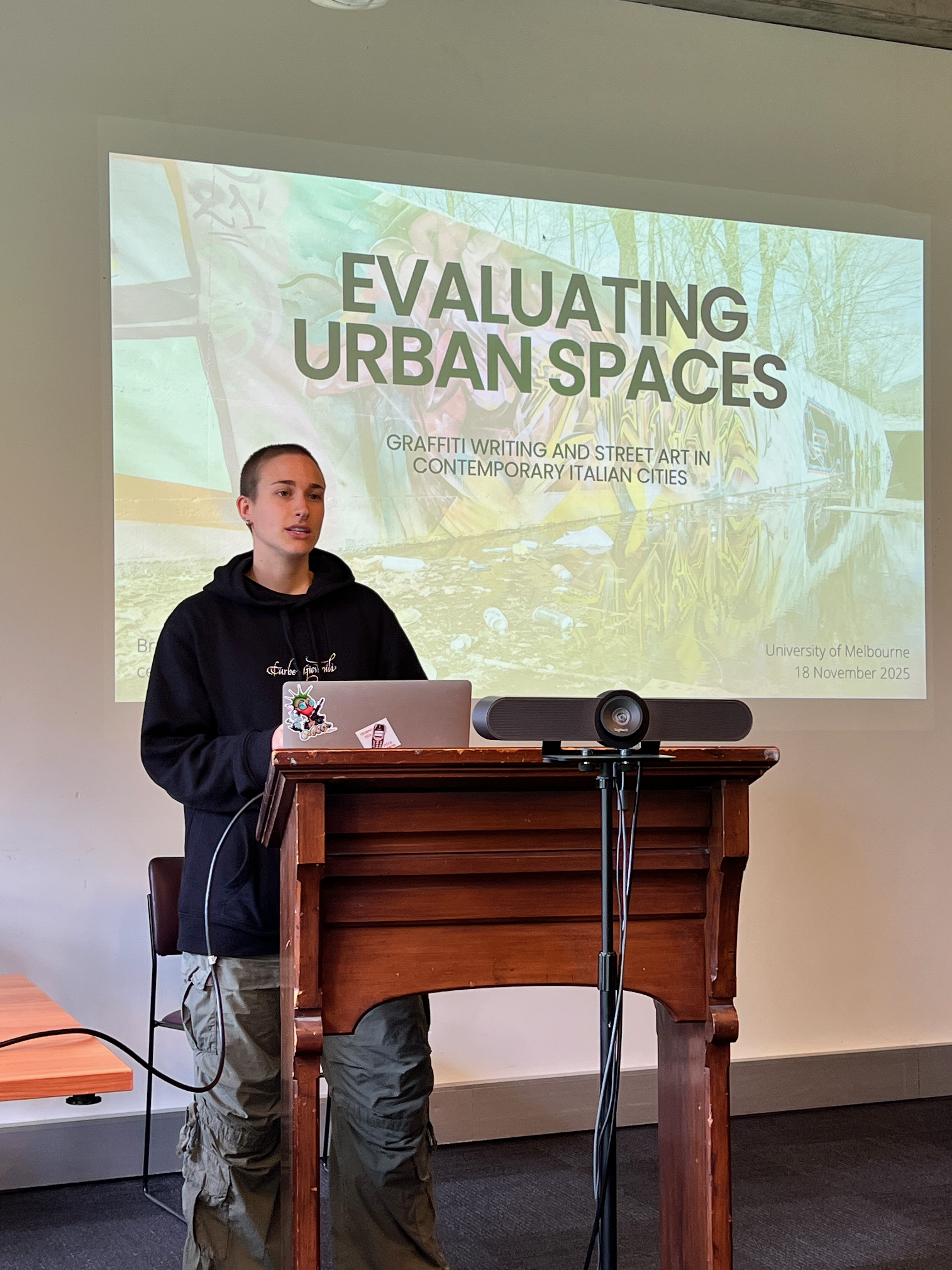 Tom Ward Presenting at Urban Visual Dialogues 2
